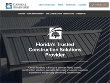 Tablet Screenshot of carrollbradford.com